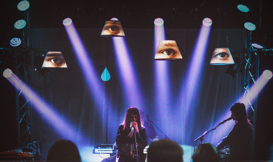 visuals bij live concert